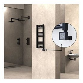 Haiti KTX3 Düz Mat Siyah 200 Watt 300x800 cm Termostatlı Elektrikli Havlupan