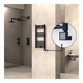Haiti KTX3 Düz Mat Siyah 200 Watt 400x800 cm Termostatlı Elektrikli Havlupan