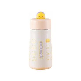 Haitn 280 ml 304 Paslanmaz Çelik Beyaz Suluk