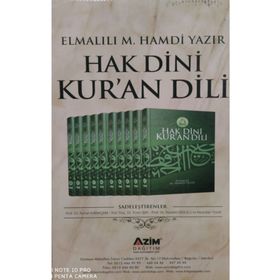 Hak Dini Kuran Dili Elmalılı Tefsiri 10 Cilt - Elmalılı Muhammed Hamdi Yazır