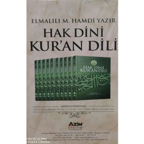 Hak Dini Kuran Dili Elmalılı Tefsiri 10 Cilt - Elmalılı Muhammed Hamdi Yazır