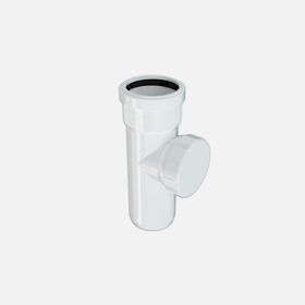 Hakan Boru 110 mm Pvc-U Beyaz Temizleme Borusu