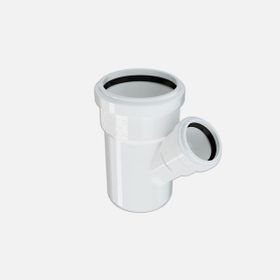 Hakan Boru 110x50 mm 45 Pvc-U Beyaz Çatal Borusu