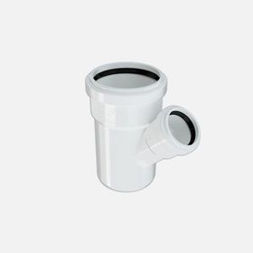 Hakan Boru 110x50 mm 45 Pvc-U Beyaz Çatal Borusu