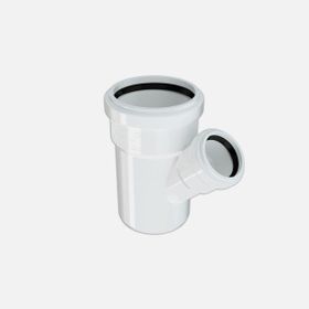 Hakan Boru 110x50 mm 45 Pvc-U Beyaz Çatal Borusu