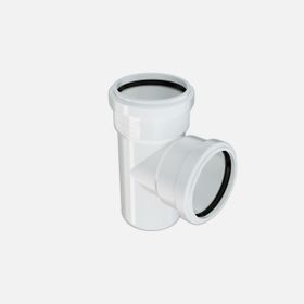 Hakan Boru 50x50 mm 87 Beyaz Pvc-U Çatal Borusu