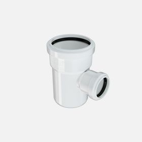 Hakan Boru 75x50 mm Beyaz 87 Pvc-U Çatal Borusu