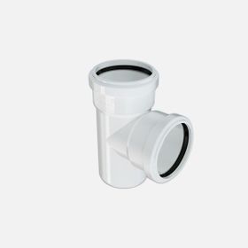 Hakan Boru 75x75 mm Beyaz 87 Pvc Çatal Borusu