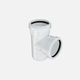 Hakan Boru 75x75 mm Beyaz 87 Pvc Çatal Borusu