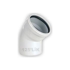 Hakan Plastik 125x45 Pvc Dirsek
