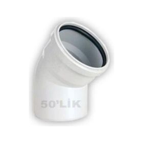 Hakan Plastik 50x45 Pvc Dirsek