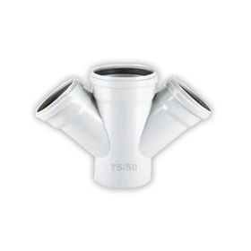 Hakan Plastik 75x50 Pvc Çift Çatal 45 Derece