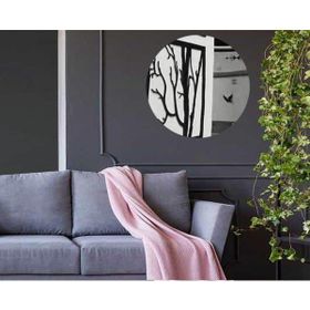 Hakel 1 mm Yapışkanlı Yuvarlak Ayna Pleksi Altın Daire Kesim Pleksi Ayna