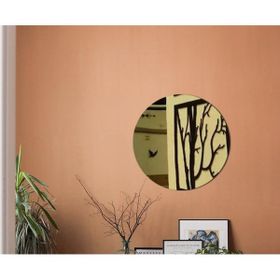 Hakel 2 mm Yuvarlak Ayna Pleksi Altın Daire Kesim Pleksi Ayna