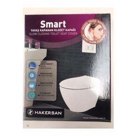 Hakersan Smart Yavaş Kapanan Soft Amortisörlü Klozet Kapağı