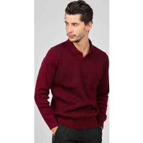 Haki 6080013 Bordo Erkek Kazak