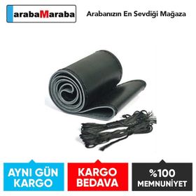 Hakiki Deri Sarmalı Siyah Direksiyon Kılıfı
