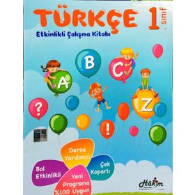 Hakim Yayınları 1. Sınıf Türkçe Etkinlikli Çalışma Kitabı