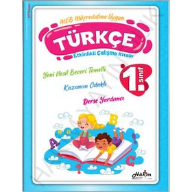 Hakim Yayınları 1. Sınıf Türkçe Etkinlikli Çalışma Kitabı