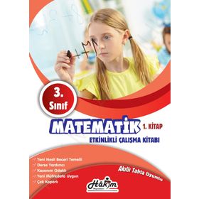 Hakim Yayınları 3. Sınıf Matematik Etkinlikli Çalışma Kitabı 1. Kitap