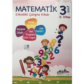 Hakim Yayınları 3. Sınıf Matematik Etkinlikli Çalışma Kitabı 2.Kitap