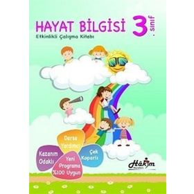 Hakim Yayınları 3. Sınıf Matematik Etkinlikli Çalışma Kitabı 2.Kitap