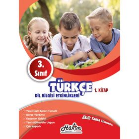 Hakim Yayınları 3. Sınıf Türkçe Etkinlikli Çalışma Kitabı