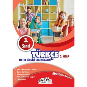 Hakim Yayınları 3. Sınıf Türkçe Etkinlikli Çalışma Kitabı