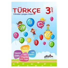 Hakim Yayınları 3. Sınıf Türkçe Etkinlikli Çalışma Kitabı