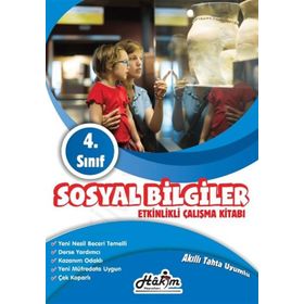 Hakim Yayınları 4. Sınıf Sosyal Bilgiler Etkinlikli Çalışma Kitabı