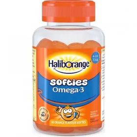 Haliborange Omega 3 Softies Portakal Aromalı 60 Adet Çiğnenebilir Form