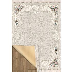 HalıMyLife Pvc Tabanlı Yıkanabilir 100x140 cm Kaymaz Halı