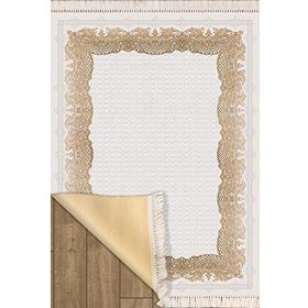 HalıMyLife Pvc Tabanlı Yıkanabilir 100x140 cm Kaymaz Halı