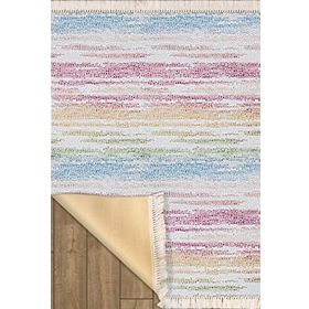 HalıMyLife Pvc Tabanlı Yıkanabilir 100x140 cm Kaymaz Halı