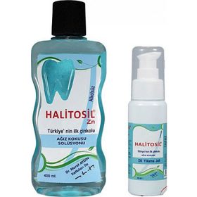 Halitosil 50 ml Dil Macunu + 400 ml Ağız Kokusu Önleyici