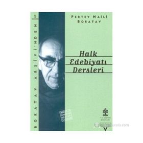 HALK EDEBİYATI DERSLERI - PERTEV NAILI BORATAV