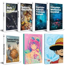 Halk Kitabevi Çocuk Klasikleri Beşli Kitap Luffy ve Icecream Defter
