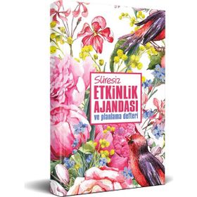 Halk Kitabevi Gül Bahçesi Süresiz Etkinlik Planlama Defteri 13,5x21 cm Ajanda