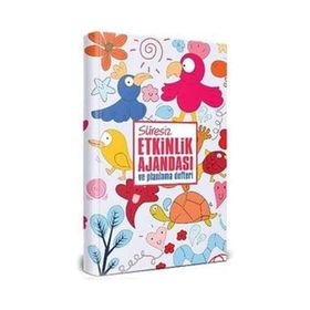 Halk Kitabevi Neşeli Hayvanlar Süresiz Etkinlik Planlama Defteri 13,5x21 cm Ajanda