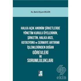 Halka Açık Anonim Şirketlerde Yönetim Kurulu - Berk Olmuç
