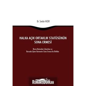 Halka Açık Ortaklık Statüsünün Sona Ermesi - Serdar Hızır