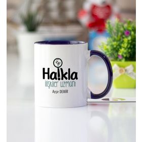 Halkla İlişkiler Uzmanı Lacivert Kupa Bardak