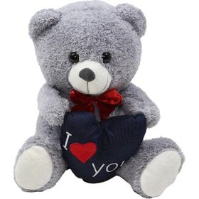 Halley Oyuncak 30 cm I Love You Kalpli Ayı Peluş Oyuncak