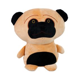 Halley Oyuncak 35 cm Bej 3 Boyutlu Soft Köpek Yastık