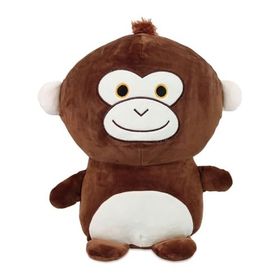Halley Oyuncak 35 cm Kahverengi 3 Boyutlu Maymun Soft Yastık