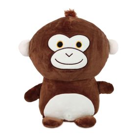 Halley Oyuncak 35 cm Kahverengi 3 Boyutlu Maymun Soft Yastık