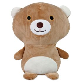 Halley Oyuncak 35 cm Sütlü Kahve 3 Boyutlu Soft Tavşan Yastık