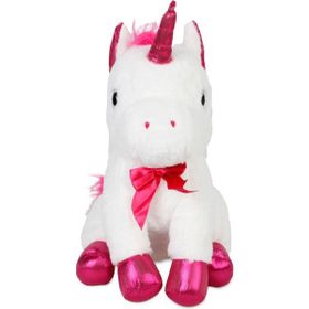 Halley Oyuncak 35 cm Unicorn Fuşya Peluş
