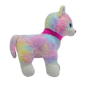 Halley Oyuncak 62340 30 cm Tokalı Renkli Peluş Kedi