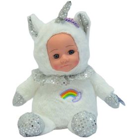 Halley Oyuncak Sevimli Bebek Yüzlü Unicorn At 30 cm Peluş Oyuncak